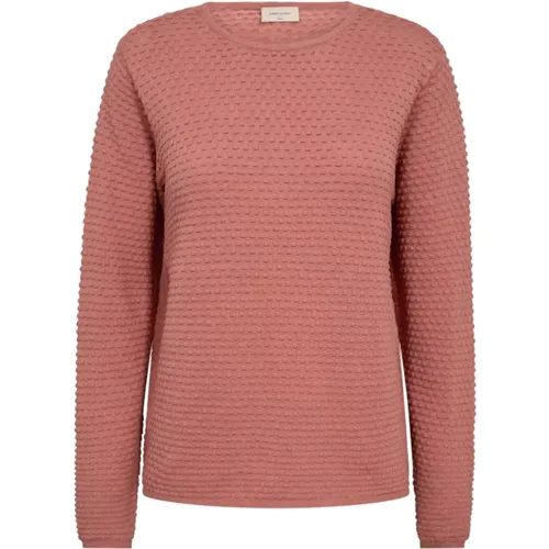 Dodo-Dottie Rose Pullover , Damen, Größe: M - FREEQUENT - Modalova