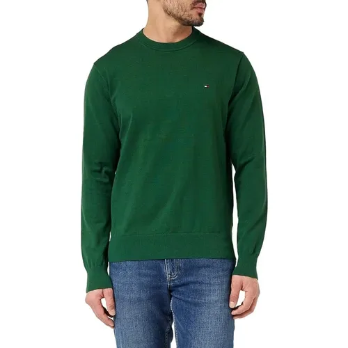 Crew Neck Sweater , Herren, Größe: M - Tommy Hilfiger - Modalova