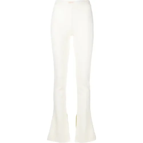 Off , Contemporary Split Leggings , female, Sizes: S - Off White - Modalova