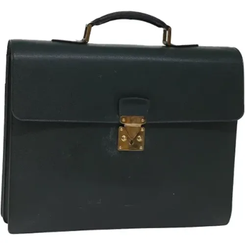 Pre-owned Leather briefcases , female, Sizes: ONE SIZE - Louis Vuitton Vintage - Modalova