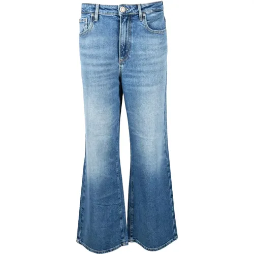 Baumwoll-Denim-Jeans , Damen, Größe: W26 - Guess - Modalova