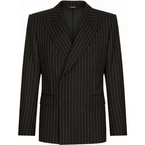 Essential Double-Breasted Suit , male, Sizes: 2XL, L - Dolce & Gabbana - Modalova