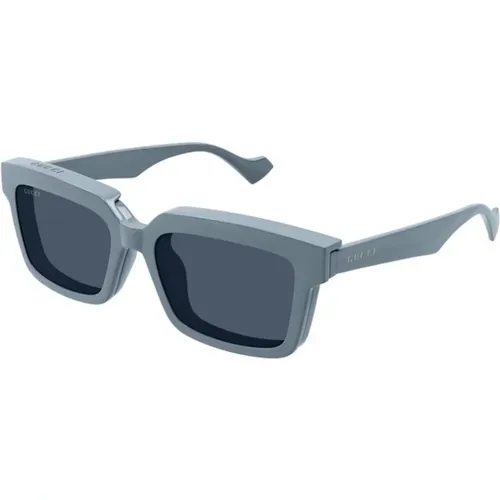 Light Blue Transparent Sunglasses Gg1543S , male, Sizes: 54 MM - Gucci - Modalova