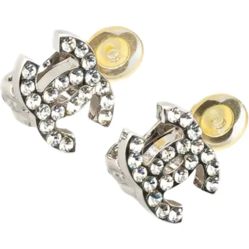 Pre-owned Metal earrings , female, Sizes: ONE SIZE - Chanel Vintage - Modalova