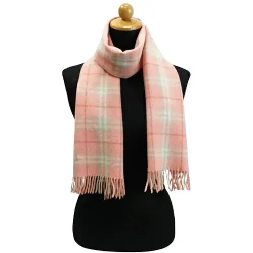 Pre-owned Wool scarves , female, Sizes: ONE SIZE - Burberry Vintage - Modalova