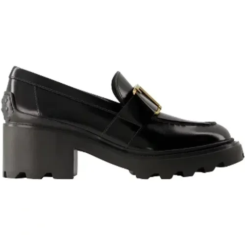 Leather heels , female, Sizes: 6 UK - TOD'S - Modalova