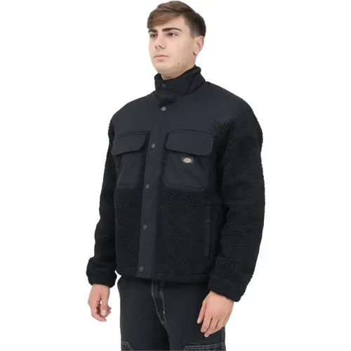 Schwarze Pinesdale Steppjacke , Herren, Größe: S - Dickies - Modalova