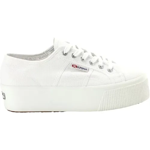 Casual Textile Womens Sneakers , female, Sizes: 8 UK - Superga - Modalova