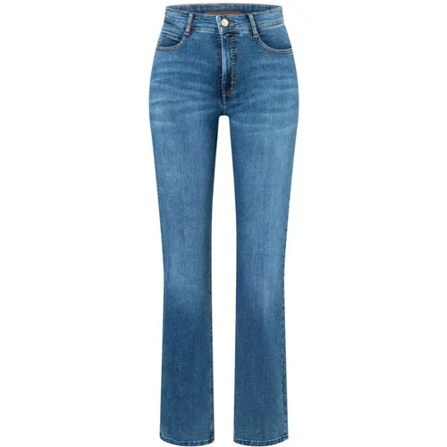 Boot Fringe Jeans - Medium , Damen, Größe: S - MAC - Modalova