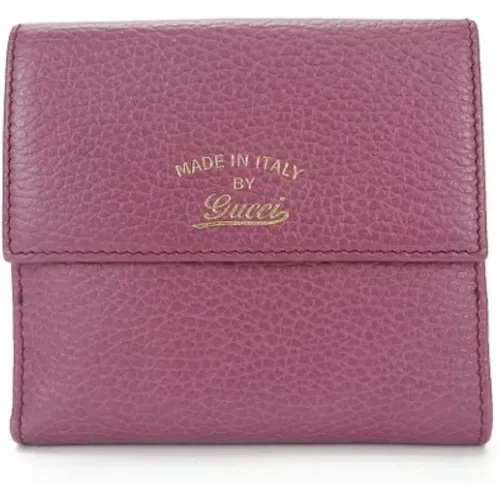 Pre-owned Leather wallets , female, Sizes: ONE SIZE - Gucci Vintage - Modalova