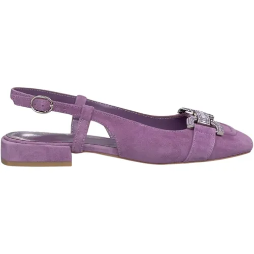 Buckle Flat Shoe , female, Sizes: 4 UK, 8 UK, 5 UK, 3 UK, 7 UK, 6 UK, 9 UK - Alma en Pena - Modalova