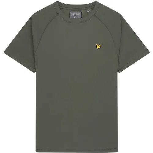 Raglan Core T-Shirt , Herren, Größe: XS - Lyle & Scott - Modalova