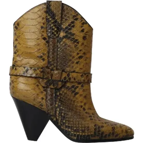 Pre-owned Leather boots , female, Sizes: 3 UK - Isabel Marant Pre-owned - Modalova