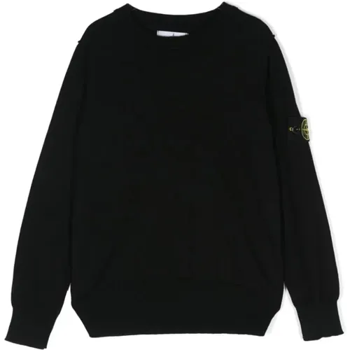 Sweatshirts,V0020 Maglia Stylisches Hemd,Olivgrüner Pullover - V0058 - Stone Island - Modalova