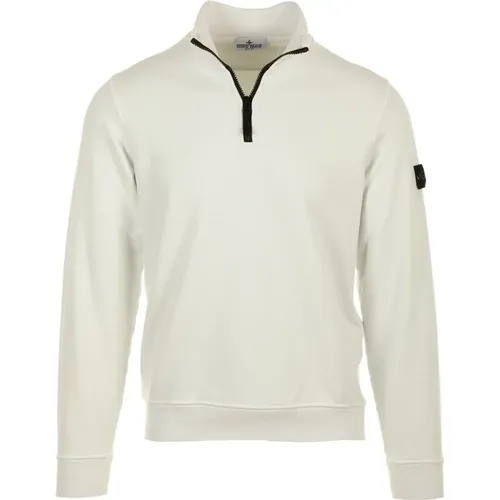 Weiße Pullover für Junioren - Stone Island - Modalova