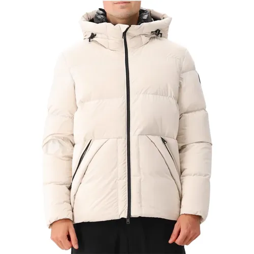 Sand Rock Down Jacket , male, Sizes: L, M, XL - Woolrich - Modalova