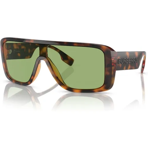 Dark Havana/Green Sunglasses - Burberry - Modalova
