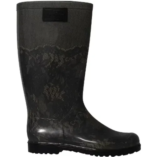 Pre-owned Rubber boots , female, Sizes: 5 UK - Valentino Vintage - Modalova