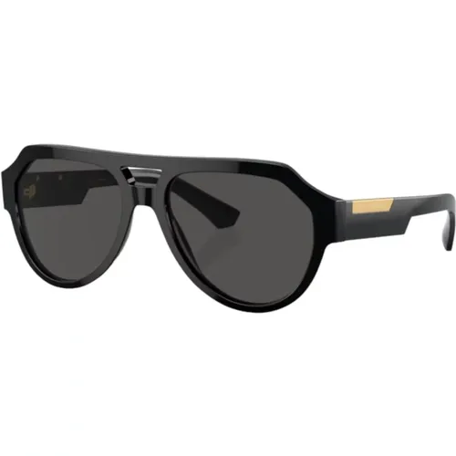 Klassische Tropfen Sonnenbrille , Herren, Größe: 56 MM - Dolce & Gabbana - Modalova