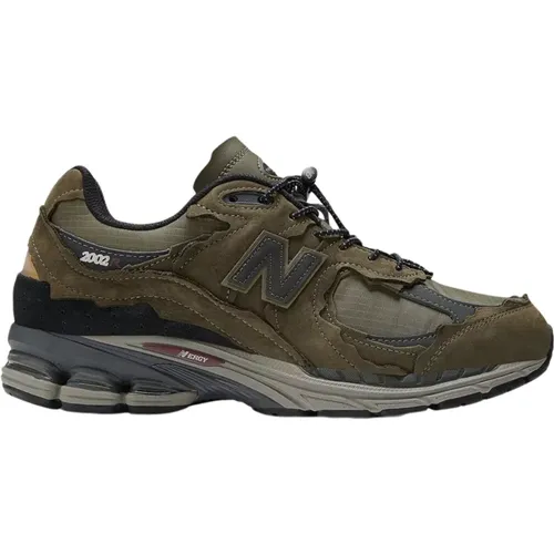 Grüne 2002Rd Low Top Sneakers , Herren, Größe: 42 EU - New Balance - Modalova