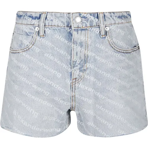 Denim Shorts , Damen, Größe: W25 - alexander wang - Modalova