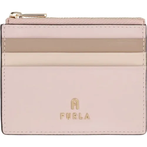 Camelia Leder Kartenhalter , Damen, Größe: ONE Size - Furla - Modalova