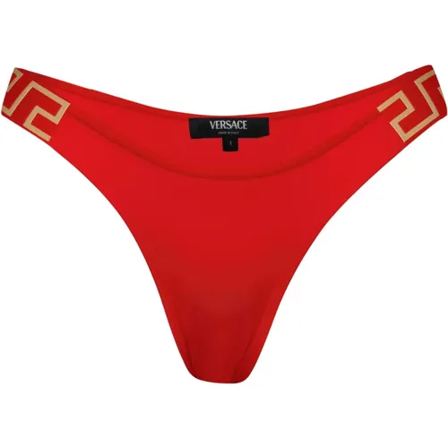 Greca Bikini Bottom , female, Sizes: S, M, L - Versace - Modalova