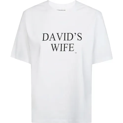 Kurzarm-Tee Davids Wife - Victoria Beckham - Modalova