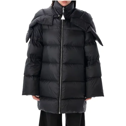 Hooded Cyclopic Coat Outerwear , female, Sizes: M - Moncler - Modalova