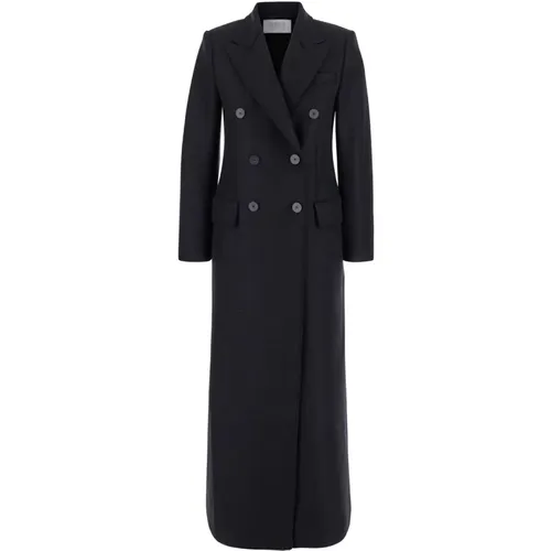 Double Breasted Tailored Wool Coat , female, Sizes: S, 2XS - Harris Wharf London - Modalova