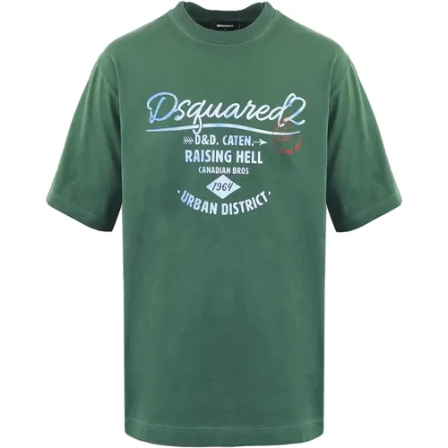 T-Shirts , male, Sizes: 2XL, XL - Dsquared2 - Modalova