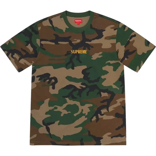 Limitierte Auflage Bullion Logo Camo Tee , Herren, Größe: L - Supreme - Modalova