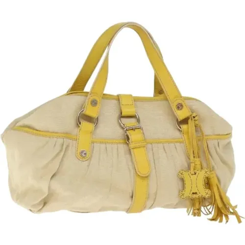 Pre-owned Cotton celine-bags , female, Sizes: ONE SIZE - Celine Vintage - Modalova