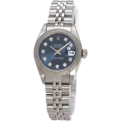 Pre-owned Stainless Steel watches , female, Sizes: ONE SIZE - Rolex Vintage - Modalova