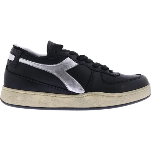 Damen Basket Row Cut Sneakers , Damen, Größe: 40 EU - Diadora - Modalova