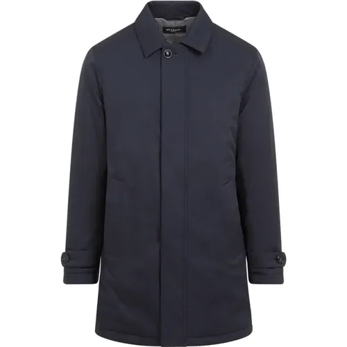 Sophisticated Coat Aw24 , male, Sizes: M - Kiton - Modalova