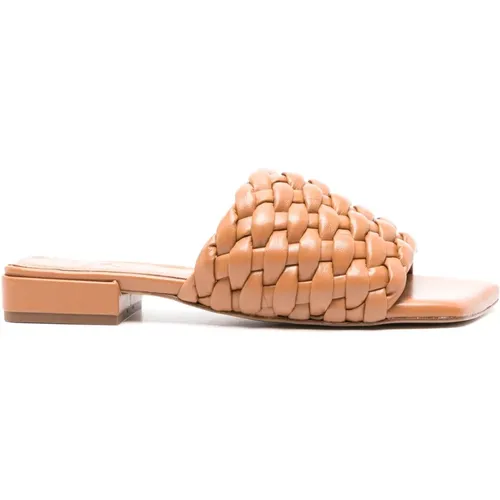 Interwoven Leather Sandals , female, Sizes: 6 UK, 5 UK, 4 UK - Souliers Martinez - Modalova