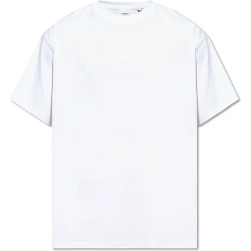 Tempah T-shirt with logo , male, Sizes: XL, M, S, L - Burberry - Modalova