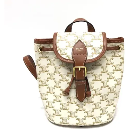 Pre-owned Canvas celine-bags , female, Sizes: ONE SIZE - Celine Vintage - Modalova