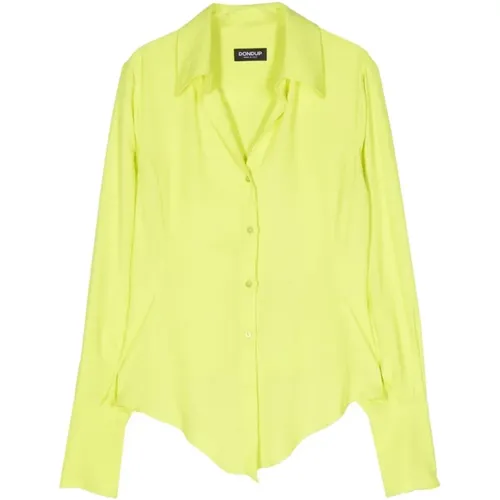 Lime Shirt , Damen, Größe: M - Dondup - Modalova