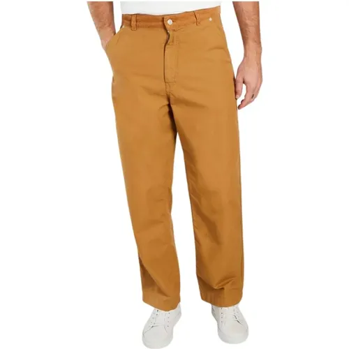 Bi-material carpenter pants , male, Sizes: W33 - Kenzo - Modalova