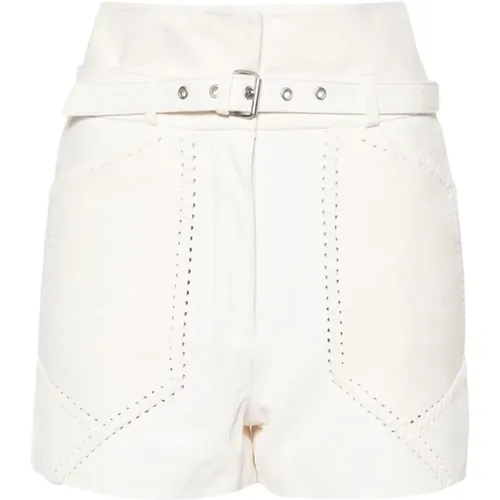 Shorts mit hoher Taille und Panel-Design mit Whipstitch-Detail - IRO - Modalova
