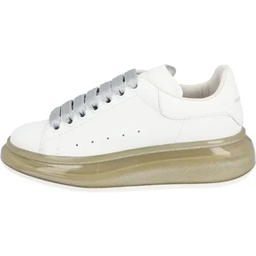 Leather sneakers , female, Sizes: 4 UK - alexander mcqueen - Modalova