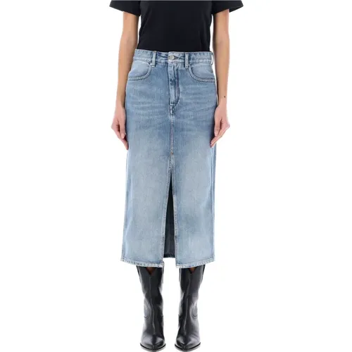 Midi Denim Skirt , female, Sizes: M - Isabel Marant Étoile - Modalova