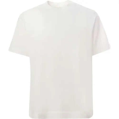 Weißes Rundhals-T-Shirt, Regular Fit - Circolo 1901 - Modalova
