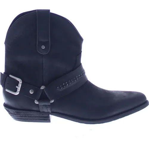 Damen Stiefelette - schwarz,Damen Knöchelstiefel - Kaffeebohne - Bronx - Modalova