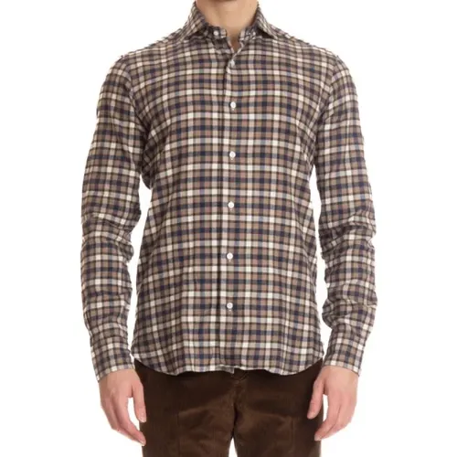 Blouses & Shirts , male, Sizes: L, M - Barba - Modalova