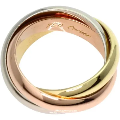 Pre-owned Rose Gold rings , female, Sizes: ONE SIZE - Cartier Vintage - Modalova