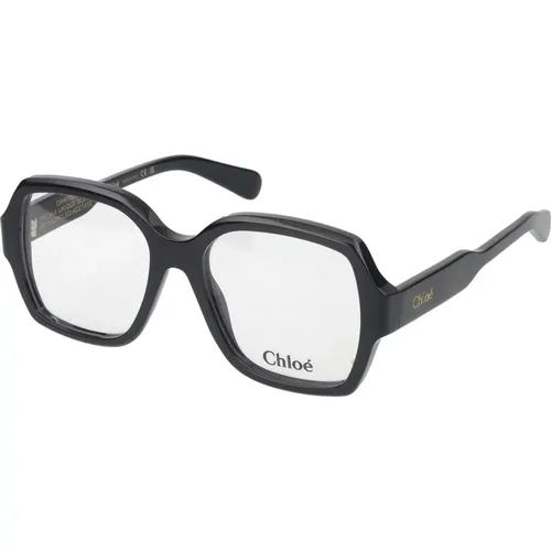 Stylische Brille Ch0155O , Damen, Größe: 53 MM - Chloé - Modalova
