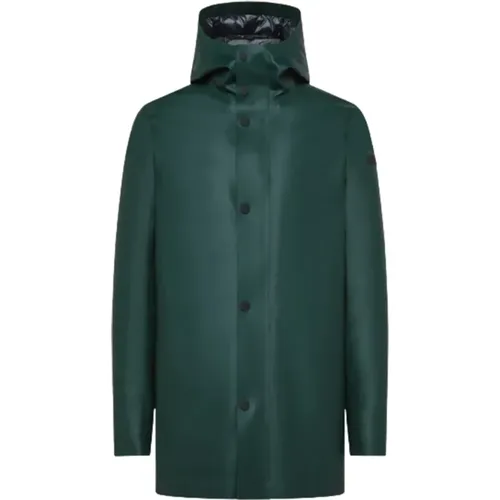 Rubber Double Parka Jacket in Pine , male, Sizes: XL - RRD - Modalova